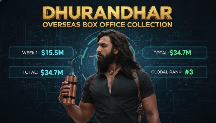 Dhurandhar Overseas Box Office CollectionDhurandhar Overseas Box Office Collection