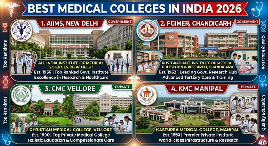 Best medical colleges in India 2026