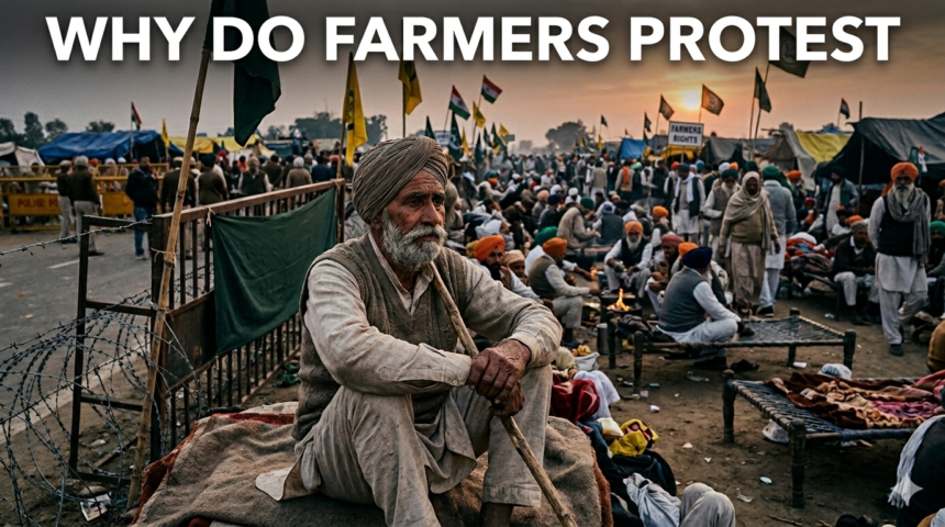 Why do farmers protest