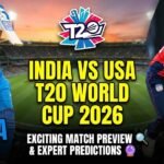 India vs USA T20 World Cup 2026
