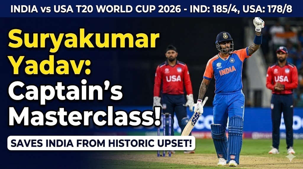 Suryakumar Yadav India vs USA T20 World Cup