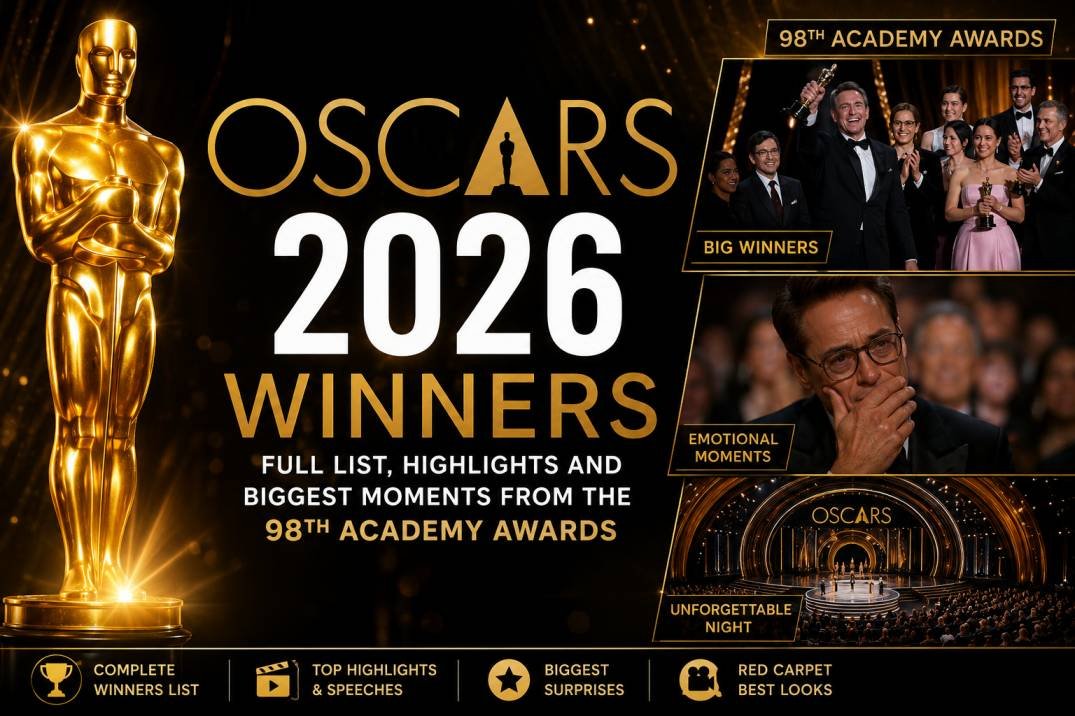 Oscars 2026 Winners: Full List, Highlights and Biggest Moments From the 98th Academy Awards.