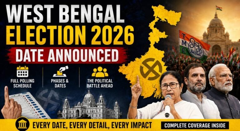 West Bengal Election 2026 Date Announced: Full Polling Schedule, Phases, and the Political Battle Ahead