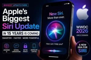 Apple Biggest Siri Update In 15 Years Coming AI Siri 2026