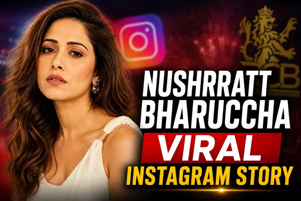 Nushrratt Bharuccha Viral Instagram Story