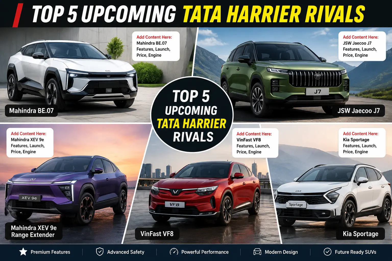 Tata Harrier Rivals